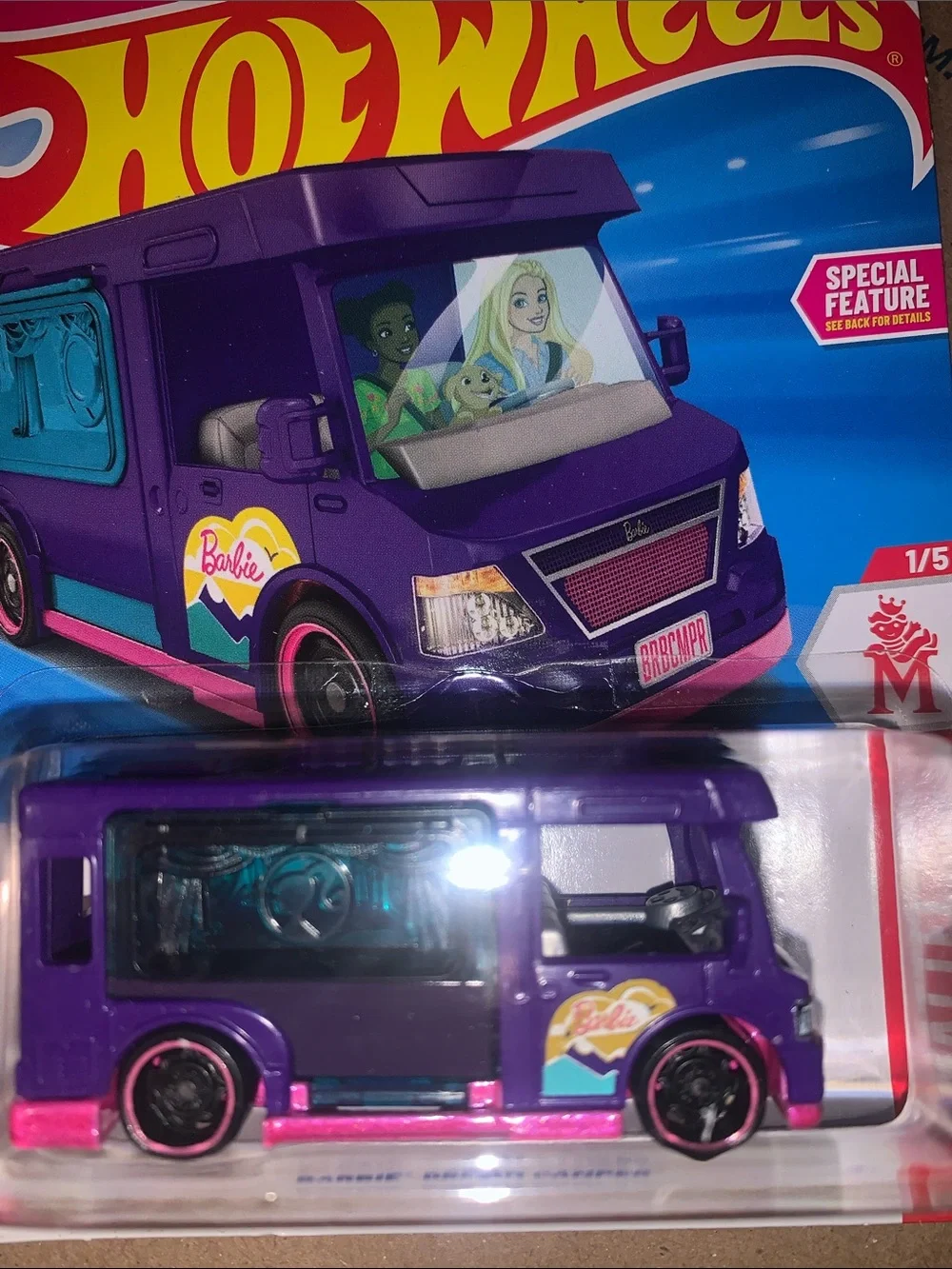 🆕- Mattel Hot Wheels Barbie Dream Camper 21/259
